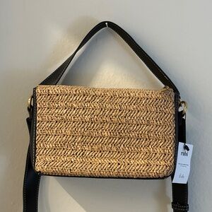 Cotton On Black and Tan Crossbody Bag